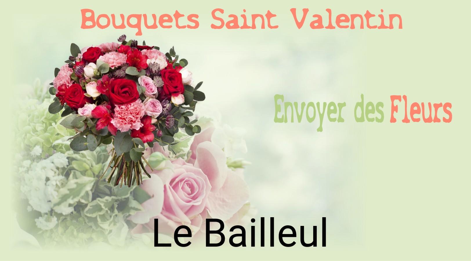 Roses de Saint-Valentin livrées à Le Bailleul